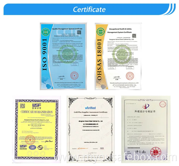 Factory Supply Large Capacity Heavy Fireproof Safe Anti-Theft Metal Safety Box